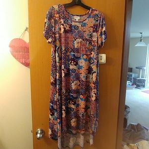 Floral lularoe carly dress